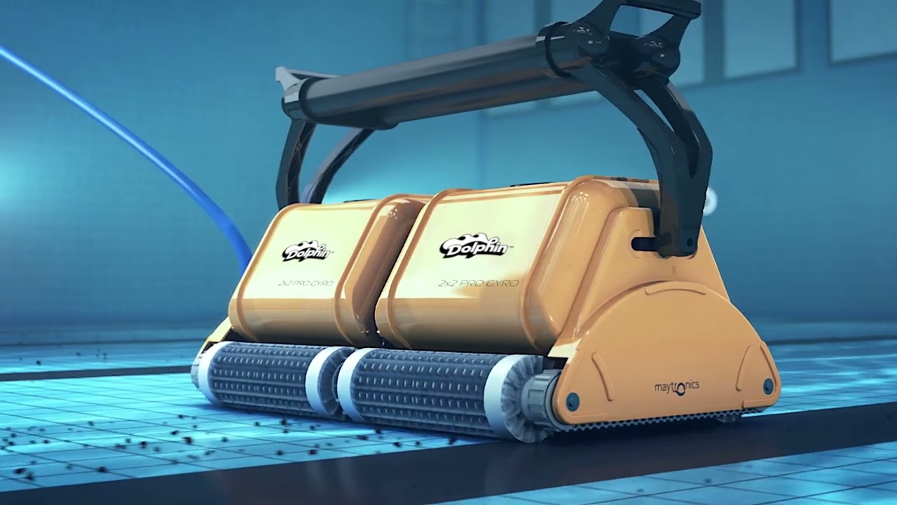 9999059 Dolphin Maytronics 2x2 Gyro robot piscina con Wonderbrush