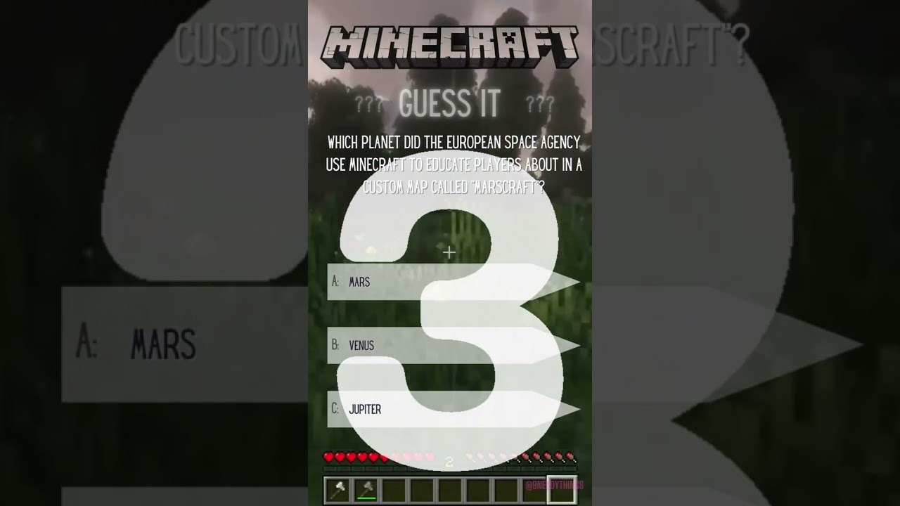 Mine Tales Trivia - Minecraft education with planets?  