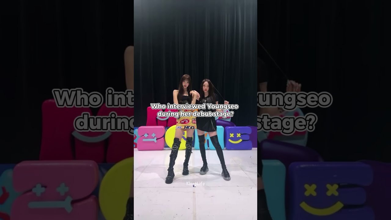 Who Interviewed Youngseo During Her Debut Stage Kpop Shorts