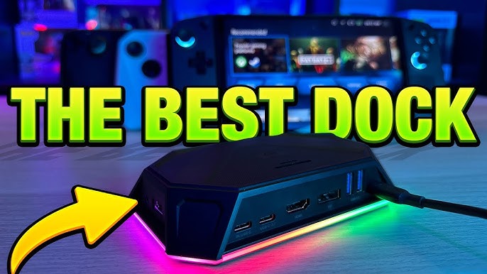 The Best Dock For The ROG Ally JSAUX 12 in 1 RGB Dock
