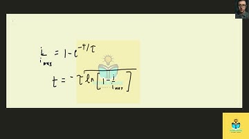 [Physics] SSM A battery is connected to a series   circuit at time  At what multiple of   will the c
