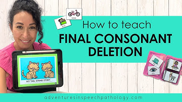 How to Teach Final Consonant Deletion