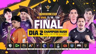 🔴 FREE FIRE AO VIVO: FFWS BRASIL SPLIT 2 - GRANDE FINAL | DIA 2 - CHAMPION RUSH