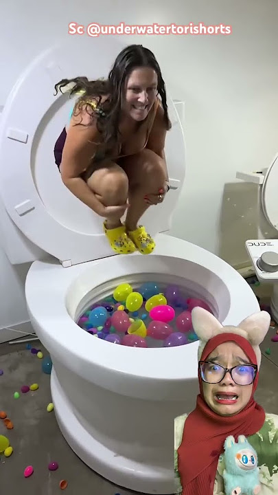 INI KOLAM RENANG APA TOILET DUDUK SIH 😱🙀 @underwatertorishorts #shorts #funny #dubbing