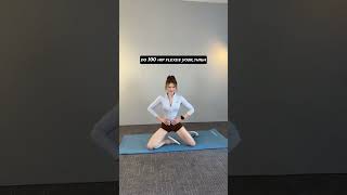 3-Minute Bedtime Leg Workout for Slim, Straight Legs 🔥 #LegWorkout #HomeWorkout #Fitness