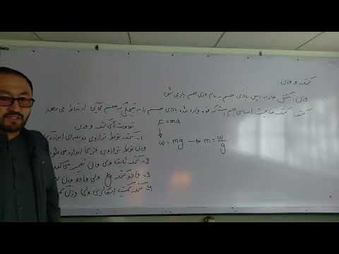درس ۴۳ فزیک عمومی کتله وزن و کاربردهای قوانين نیوتن