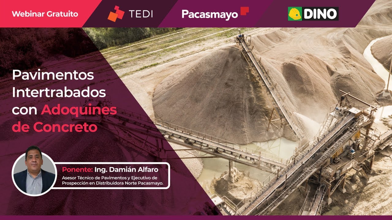 WEBINAR: Pavimentos Intertrabados con Adoquines de Concreto