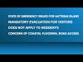 Visitors ordered to evacuate Hatteras Island ahead of potential coastal storm