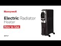 Honeywell Electric Radiator Heater HZ717 - How to Use