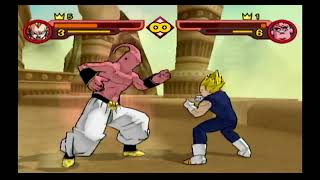 Dragon Ball Z Budokai 2 Original PS2 Version Vegeta Vs Super Buu