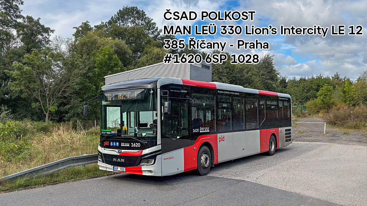 MAN LEÜ 330 Lion’s Intercity LE 12 #1620 │ 385 (Říčany,Olivovna - Opatov)
