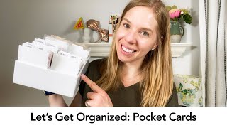 Let&#39;s Get Organized: Pocket Cards