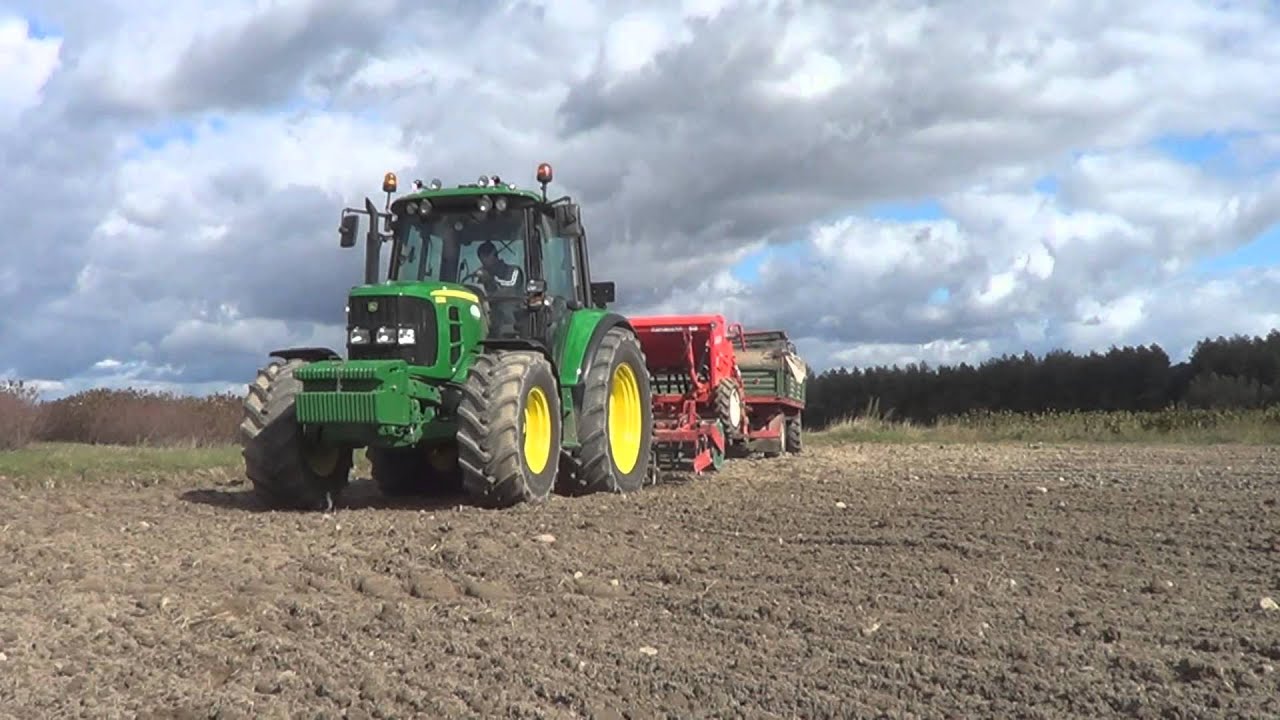 Siew pszenżyta  2013 HD John Deere 6330