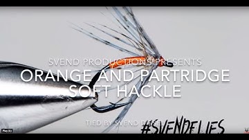 Orange and Partridge Soft Hackle Fly Pattern Tutorial