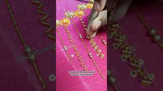 Blouse work 😍 #maggamwork #aaribusiness #aariembroidery #handbroidery #embroidery