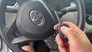 2023 Toyota Corolla Cross bladed key programming via Smart Pro