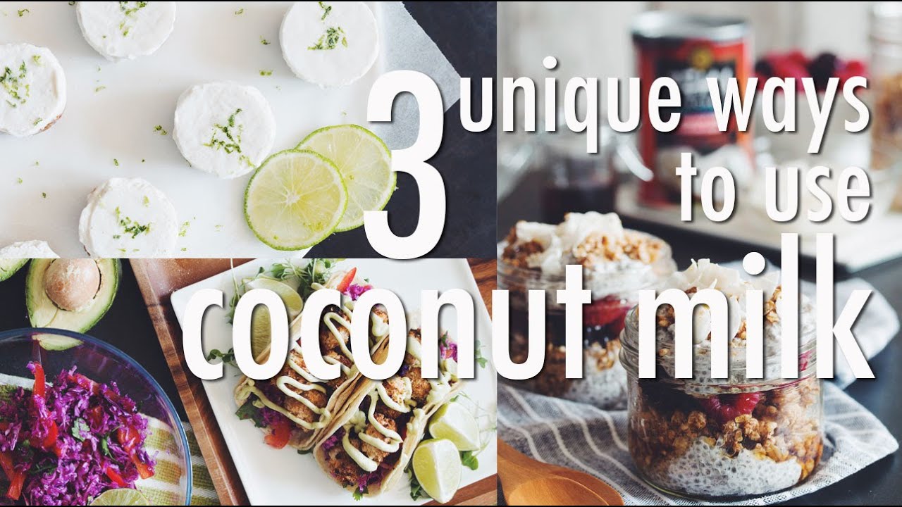 3 unique ways to use coconut milk | hot for food