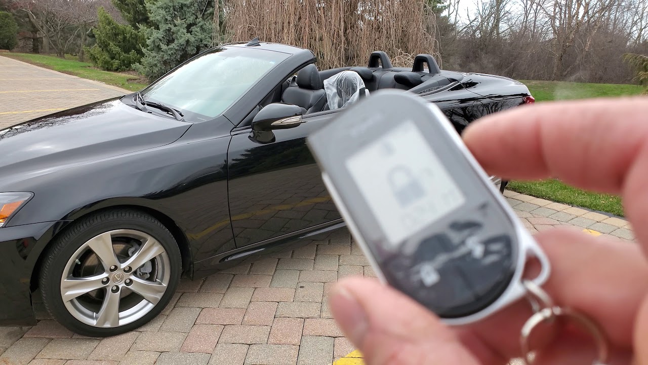 Lexus Is250C Viper Remote Start - YouTube