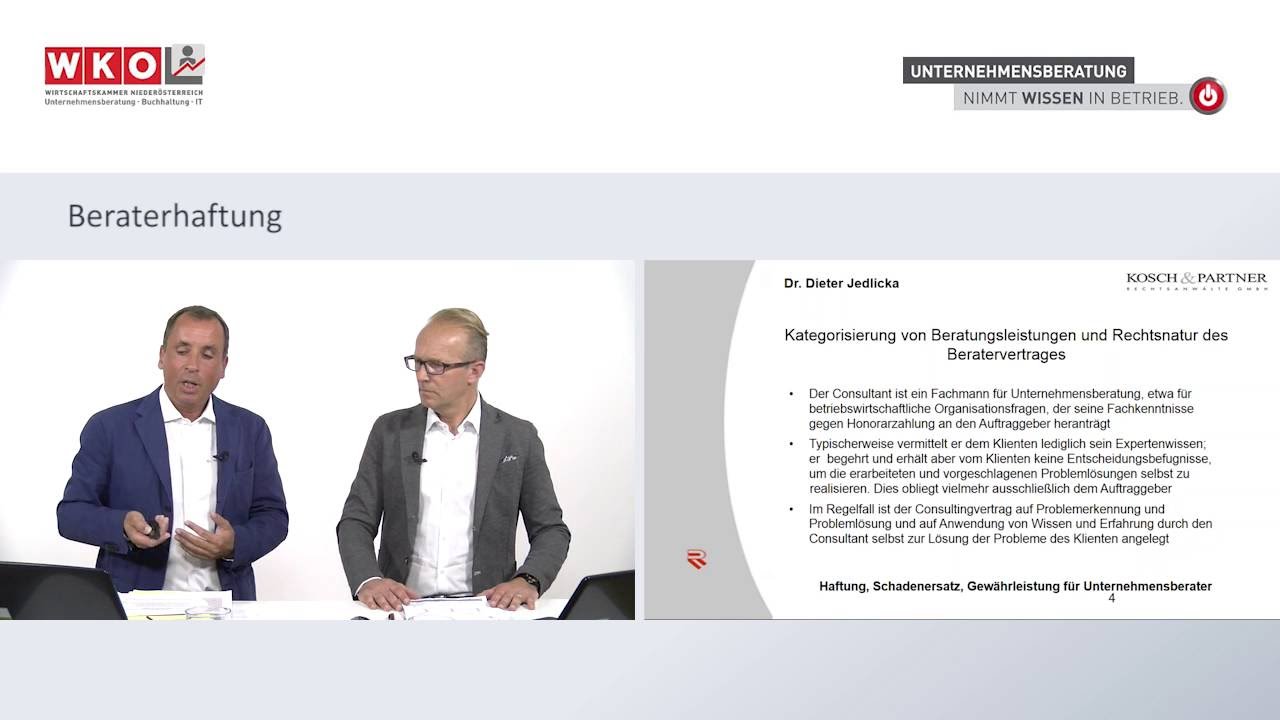 Ubit Webinar Beraterhaftung Youtube