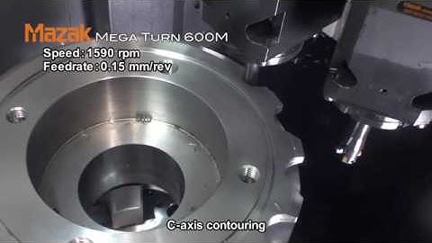 MEGA TURN 600M : Machining of sprocket