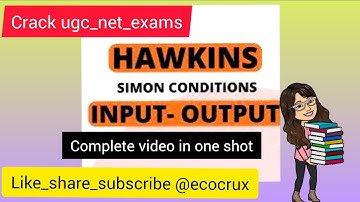 complete input output model & hawkin Simon condition video in one shot #mathematical #economics #jrf