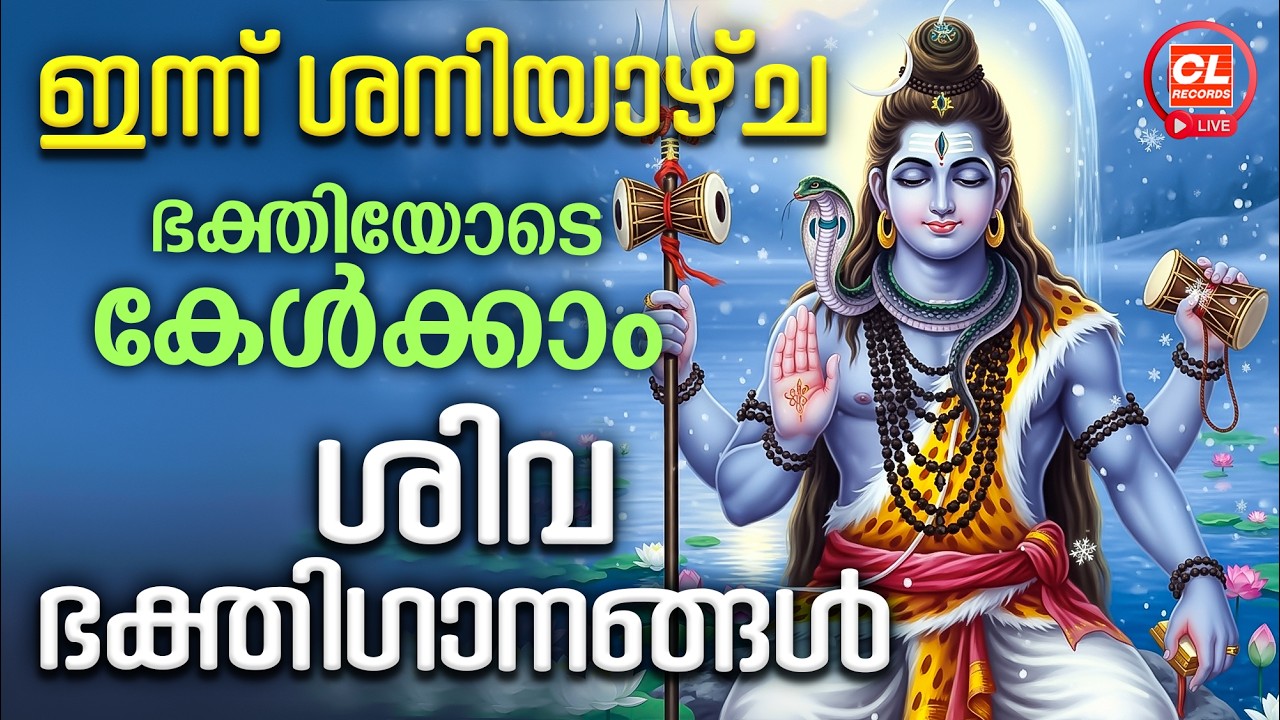 ഇന്ന്  ശനിയാഴ്ച ഭക്തിയോടെ കേൾക്കാം ശിവഭക്തിഗാനങ്ങൾ | Shiva Devotional Songs Malayalam | Siva Songs