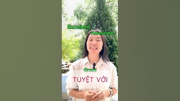 Say “Awesome” in Vietnamese – Learn “Tuyệt vời”! #learnvietnamese #shorts