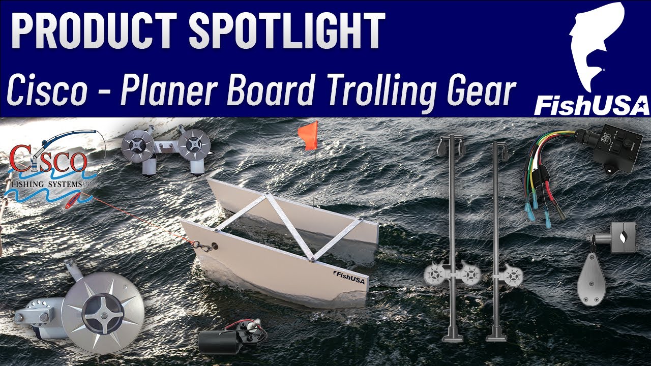Cisco Fishing Systems - Planer Board Trolling Gear - Planer Board Reels,  Pulleys, Masts, and More! 