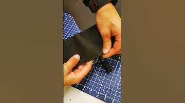 pt 4 making chain on belt for best  Biker men Bifold wallet #chainwallet #chain #bikerwallet #pdf