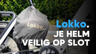 Lokko‑zakje: je fietshelm veilig én droog achterlaten