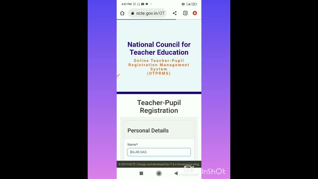 How To Apply For Ncte Certificate Online Otprms Registration Online how-to-apply-for-ncte-certificate-online-otprms-registration-online