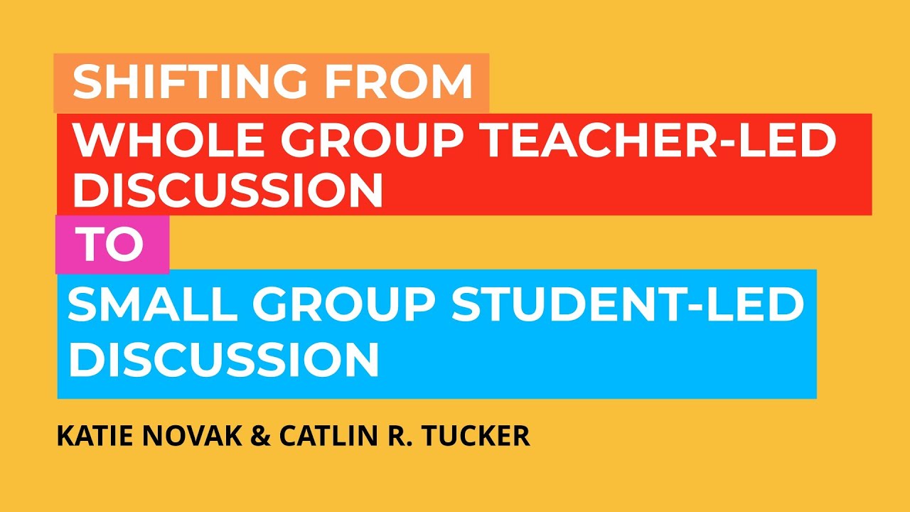 A Shift From Whole Group Teacher Led To Small Group Student Led A Shift From Whole Group Teacher Led To Small Group Student Led