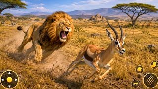 Wild Lion Animal Simulator 3D - Wild Animal Hunting Game - Android GamePlay  screenshot 1
