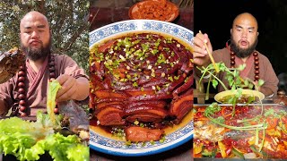 mukbang | Braised pork with pickled vegetables | grilled fish | Pickled Fish | 梅菜扣肉 | 烤鱼 | 酸菜鱼