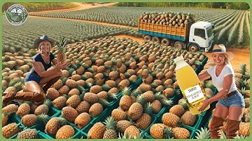 How Billions Pineapple Products Are Made | Amazing Pineapple Processing In Factory