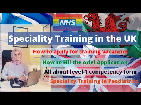 How to apply for specialty training in NHS/application for national recruitment Oriel #nhsjobs