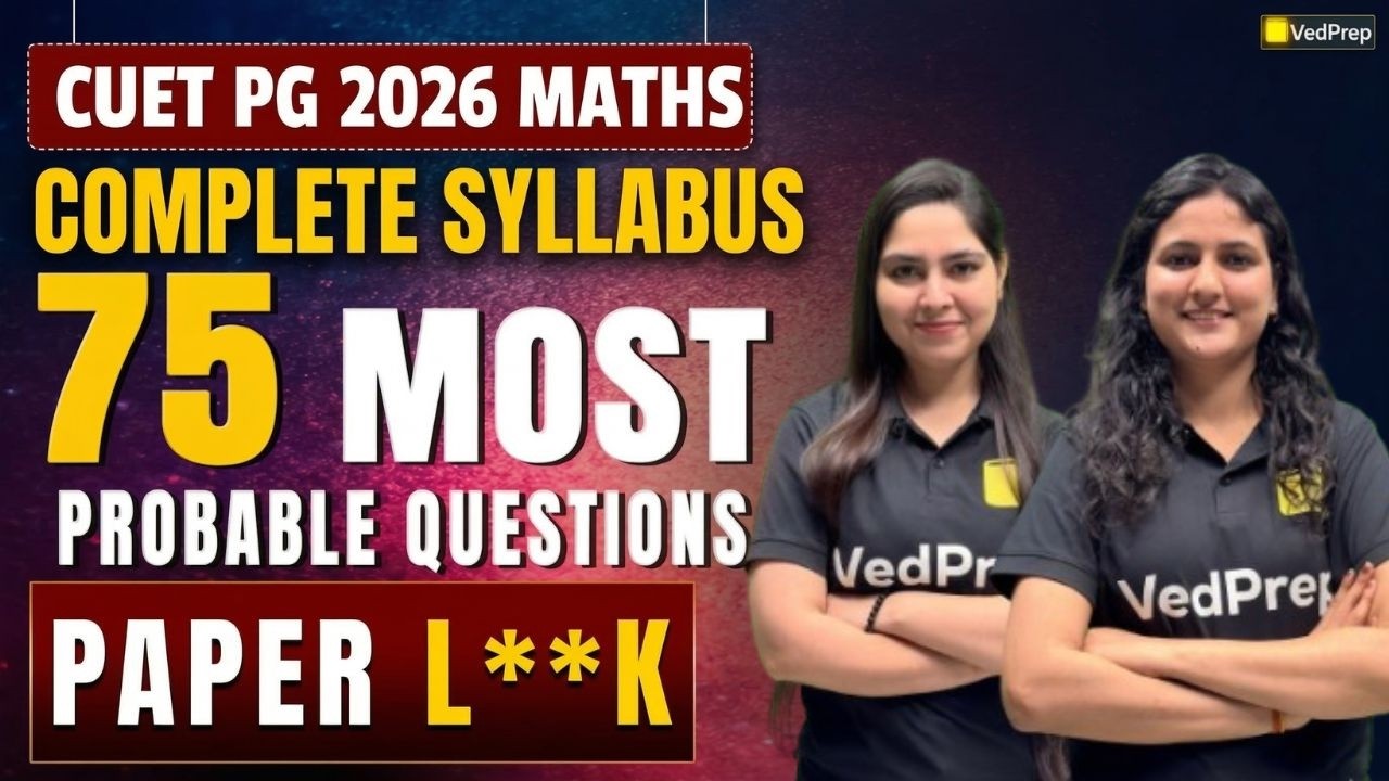 CUET PG Maths 2026 🔥 75 Most Probable Questions | Most Expected ...