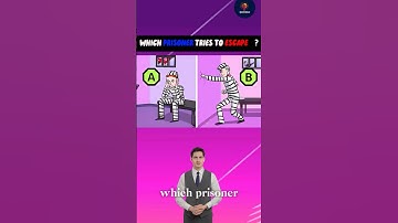 Which prisoner tries to escape. ? #quizzer #quiz #riddles #riddlesquiz #quiztest #quizzing