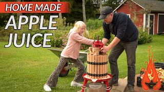 Home made apple juice