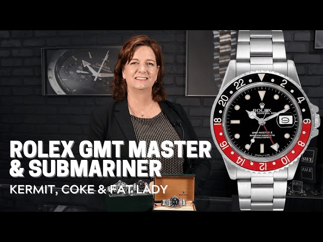 Rolex Submariner Kermit and Master Coke Lady 16760 | SwissWatchExpo - YouTube