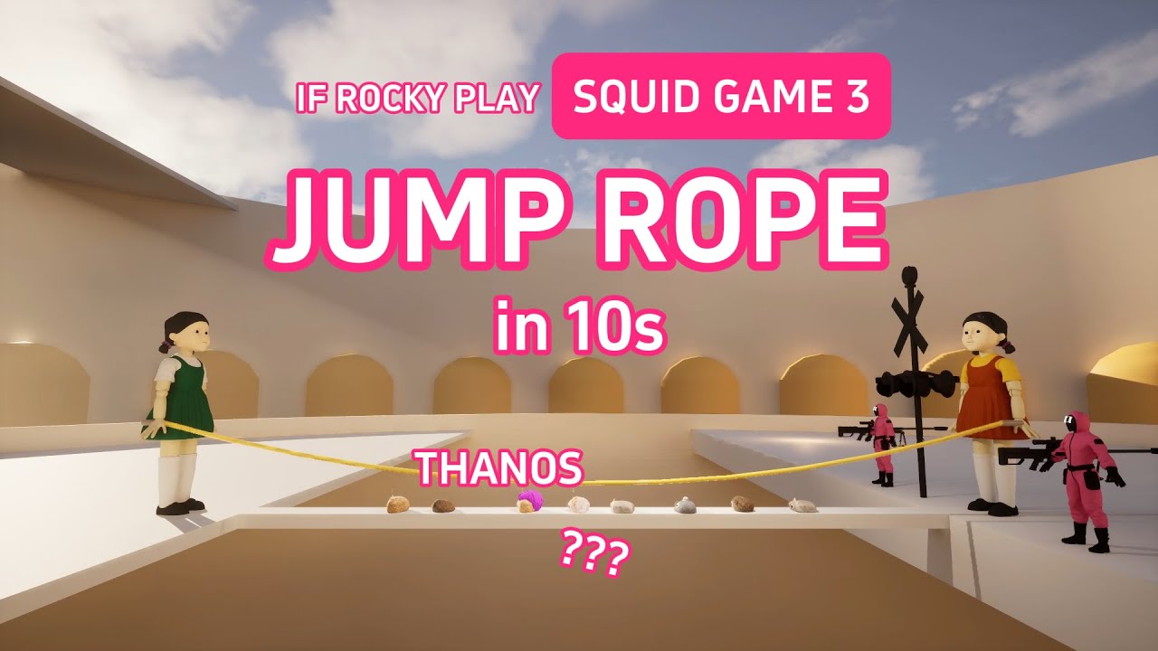 SQUID GAME 3 JUMP ROPE IN 10s by Rock - YouTube