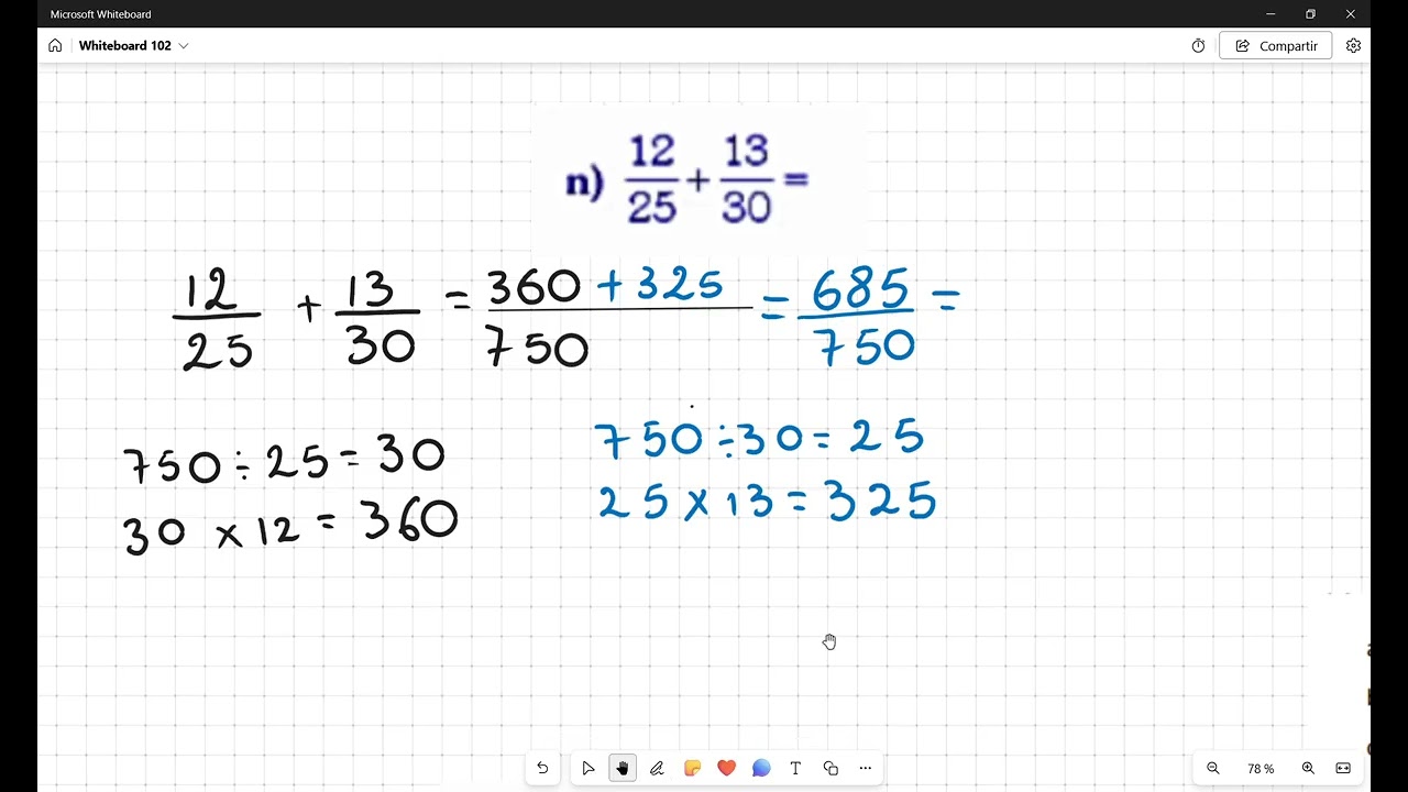 Feb26 jul26 matemática fracciones introducción