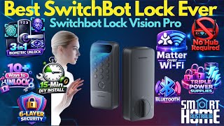 SwitchBot Lock Vision Pro Review: Face Unlock, Palm Vein, Matter & Smart Home Security
