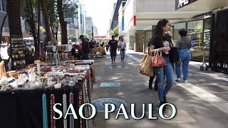 🇧🇷 SAO PAULO AVENIDA PAULISTA WALKIN TOUR 4K