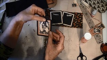 Envelope Mini album tutorial with Steampunk Spells collection part 3b