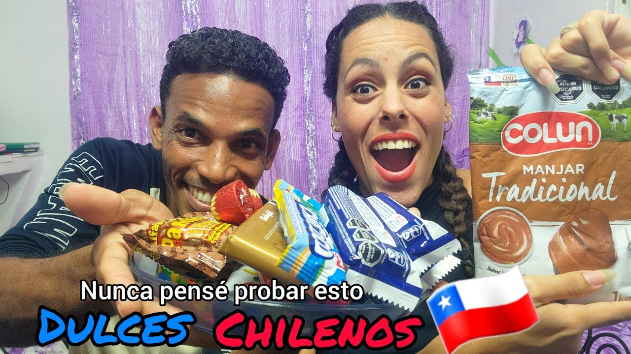 Probando dulces CHILENOS 🇨🇱 por primera vez/Cubanos Reaccionan @yanet_fernandez