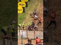 Moments with time practice the french rider thibault  benistant crash in mx2 gp mxgp motorcycle