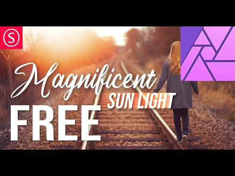 FREE Magnificent Sun Light Pack – Affinity Photo Tutorial