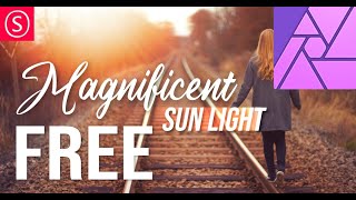 FREE Magnificent Sun Light Pack - Affinity Photo Tutorial