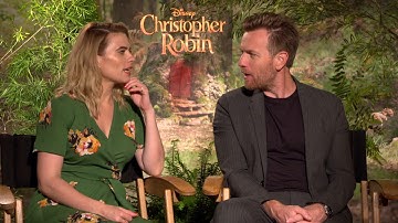 Christopher Robin - Itw Ewan McGregor & Hayley Atwell (official video)